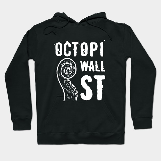 Octopi Wall Street Hoodie by dumbshirts